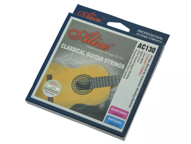 Clear Nylon Classical Guitar String Normal Tension Silver Plated Copper Wound
