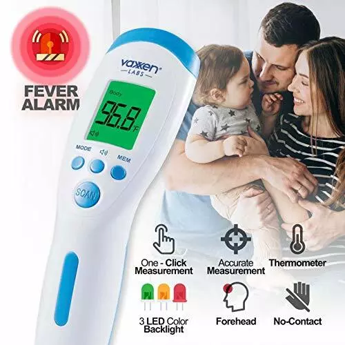 Vaxxen Labs No Touch Infrared Forehead Thermometer - 3