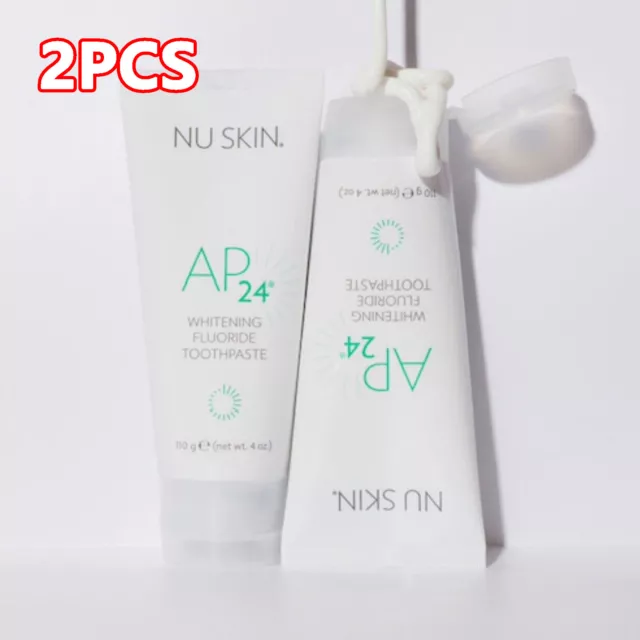 2X 100% NU SKIN® AP24 Teeth Whitening Fluoride Toothpaste For Teeth Whitening UK