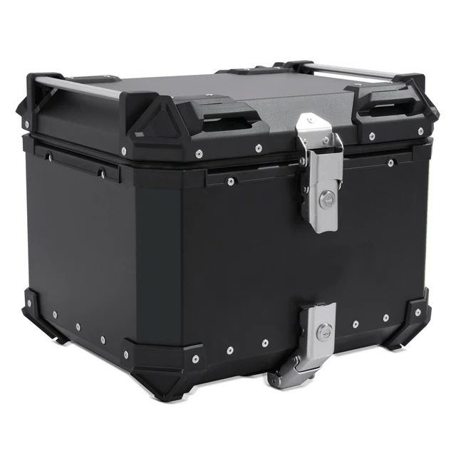 Top Case Bagtecs 45 Litres Pour Royal Enfield Classic 500 / Meteor 350 - Étanche Et Verrouillable - Avec Plaque - 3