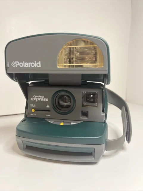 Cámara fotográfica instantánea Polaroid de colección One Step Express verde 600