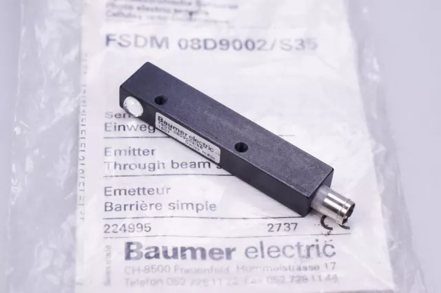 BAUMER Fsdm 08d9002/S35 10224995 Einweg-Lichtschranke Émetteur