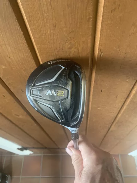 Taylormade M2 16.5 /3 HL Wood. Gents Stiff Graphite Shaft With Rub Mark Vtm Grip