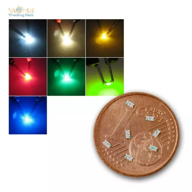 Mini SMD Leuchtdioden, Typ 0603, SMDs LEDs Farben/Mengen zur Wahl, mikro LED