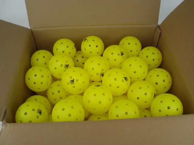 100 Joola Primo Pickleball Outdoor Ball Ben Johns Favorite Bal box of 100 yellow