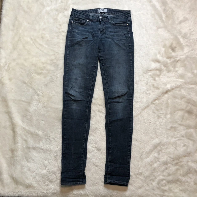 Paige peg Skinny jeans dark wash 25 some wear