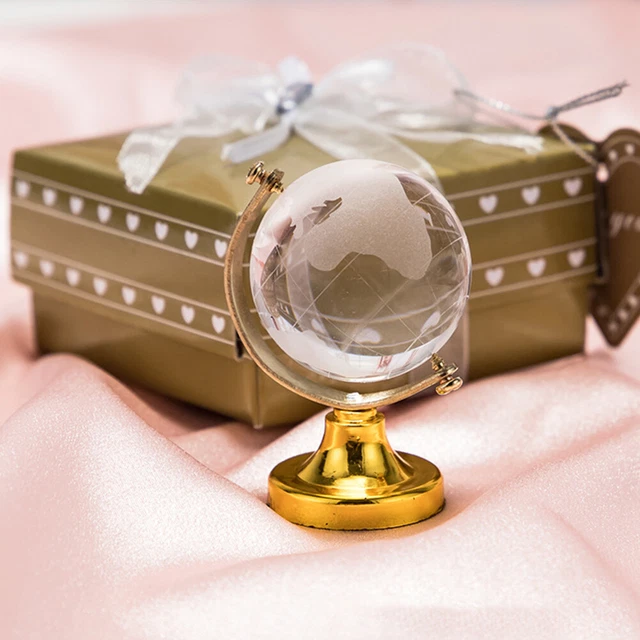 Globo di terra in cristallo ufficio camera da letto regalo di compleanno mini souvenir ornamento scrivania