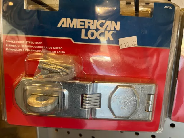 American Lock A875 Heavy Duty Single Hinge Hasp