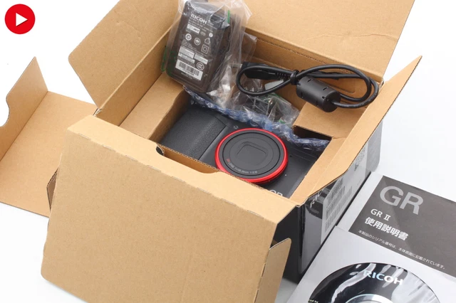 SH;000 [TOP MINT in BOX] Ricoh GR II GR2 16.2MP Digital Camera Black from JAPAN