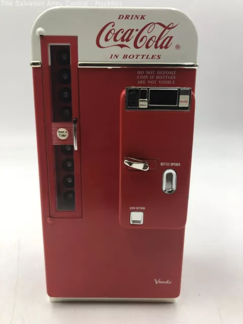 Coca Cola Red Mini Musical Vending Machine Coca Cola Red Mini Musical Vending Machine