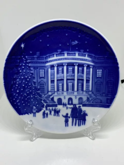 Vtg "Christmas Eve At The White House" Plate Bing & Grondahl 1987 Denmark N/R