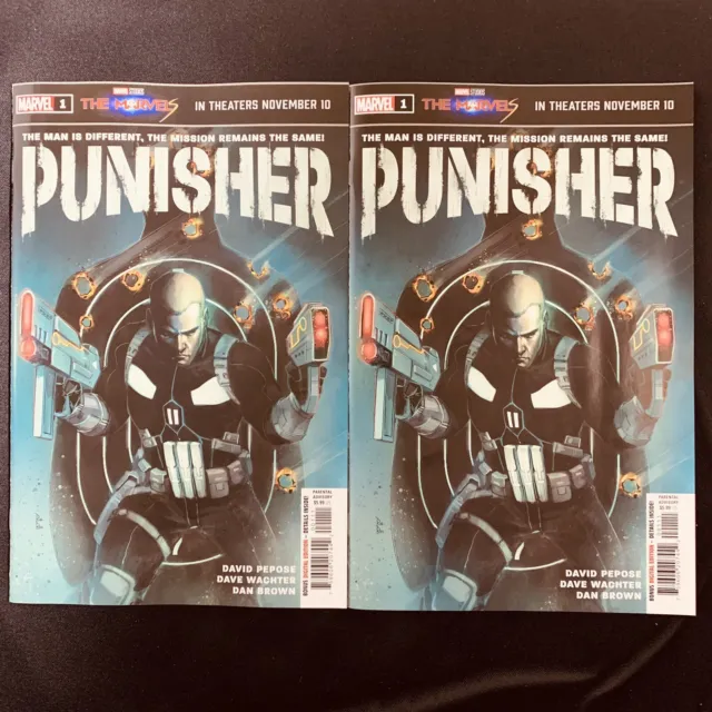 Punisher (Vol.14) Issue 1 2024 Marvel Comics 2 Comic Set 1st App Joe Garrison NM
