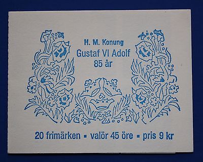 Sweden (767a) 1967 King Gustaf VI Adolf MNH booklet
