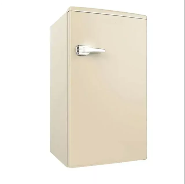 Minifrigo Frigorifero Piccolo Vintage Crema Anni 50 100L Casset Congelatore Bar