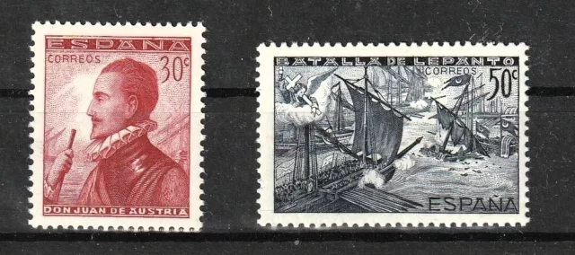 España edi nºSH 862/63.Completa.Sellos nuevos sin fijasellos MNH.Batalla Lepanto