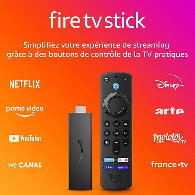 Passerelle Multimédia Amazon Fire Stick TV 2 - Amazon - Télécommande