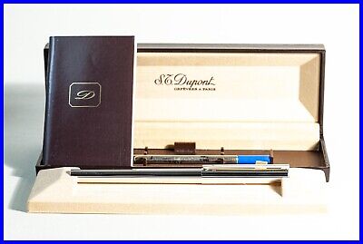 Dupont S.T DUPONT PARIS Fineliner Rollerball 925 Steling Silber mit China Lack Clip 