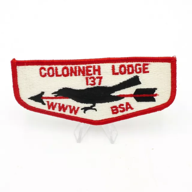 Boy Scout Colonneh Lodge 137 OA Flap Patch BSA WWW