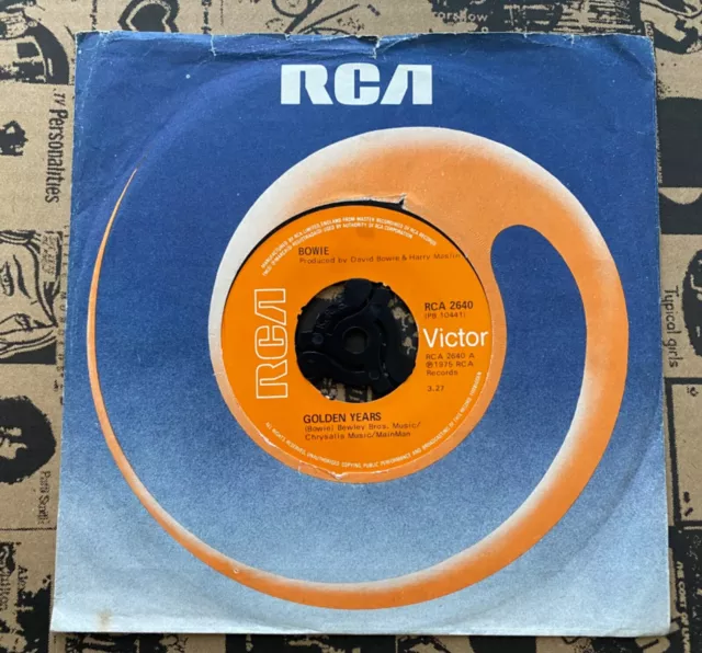 David Bowie - Golden Years / Can You Hear Me 7" - 1975 RCA 2640