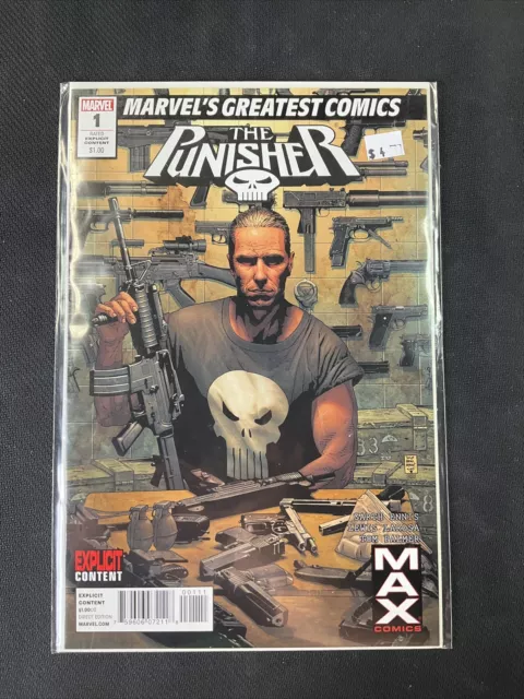 The Punisher MAX #1 (Marvel Greatest Comics) Marvel Comic 🔮