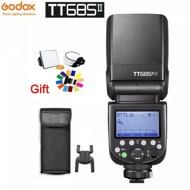 Godox TT685IIF GN60 2.4G TTL HSS Blitz Blitzgerät für Fujifilm Fuji Kamera