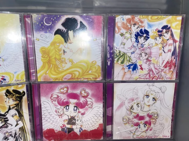 Sailor Moon Pretty Soldier Memorial Song Box Japan Columbia 6CDs Used from Japan 2