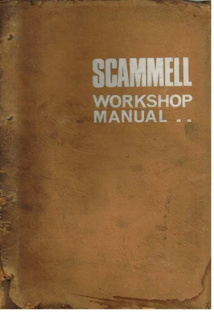 SCAMMELL ROUTEMAN Mk3 8x4 TRUCK CHASSIS ORIGINAL 1963 FACTORY MAINTENANCE MANUAL