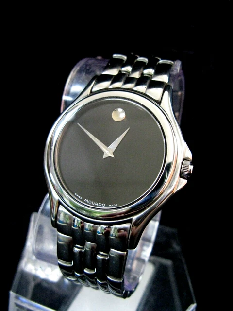 Movado Museum Classic 84-E4-0863 Orologio da uomo al quarzo svizzero in acciaio inox 35 mm