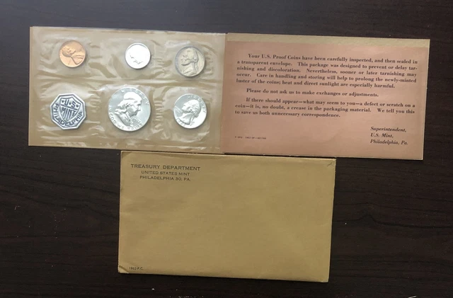 1962 United States Silver Proof Set in Original Mint Packaging