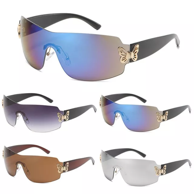 Wrap Around Sports Sun Glasses Y2K Shades for Driving Fishing  for Women