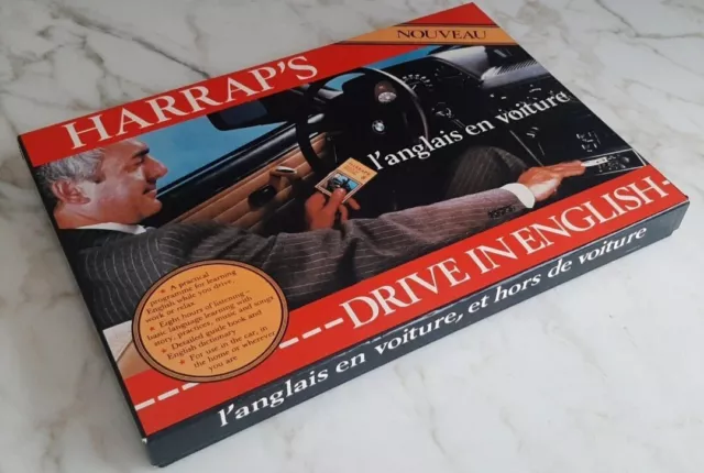 Methode de langue Harrap's anglais. Coffret K7 vintage années 80