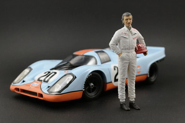 Figurine 1/18 Ford 1982 – Alexandra VROOM, Résine Non Peinte, Boîte Fermée