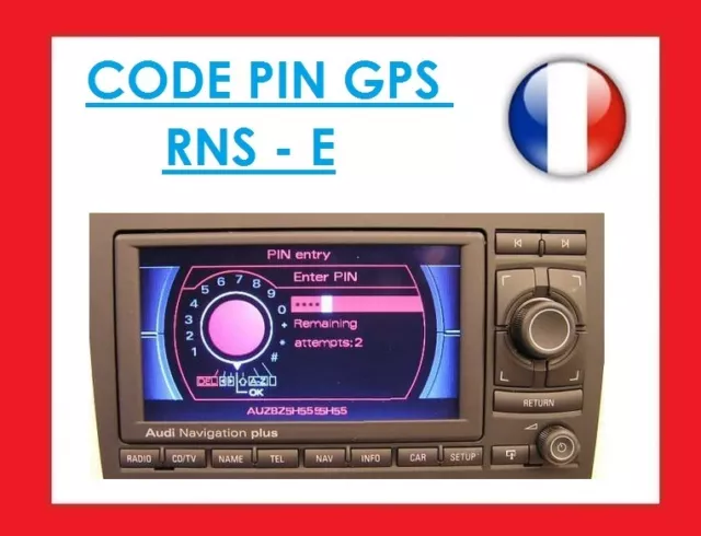 4 Cles clef extraction autoradio démontage audi RNS RNSE audi a3 AUDI GPS  a4