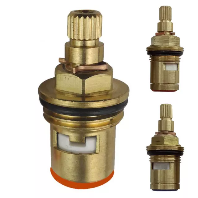2 piezas cartucho de grifo 1/2" grifo interior mezclador de agua grifo válvula de disco BSP cuarto TurnJI