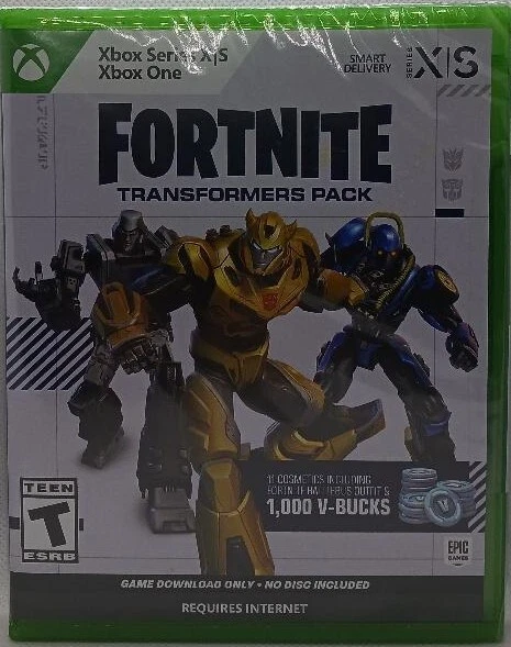 FORTNITE TRANSFORMERS PACK Add On Xbox Series X|S/Xbox One Nuevo y