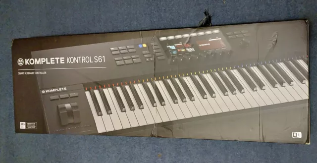 Native Instruments Komplete Kontrol S61 MK2, Boxed, New/Unused, Damaged box