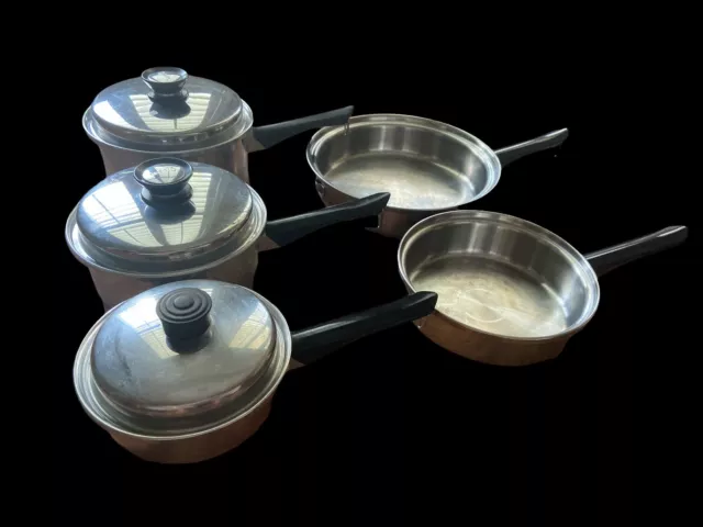 Juego de utensilios de cocina Amway Queen de 8 piezas de alta resistencia • ACERO INOXIDABLE• Hecho en EE. UU.