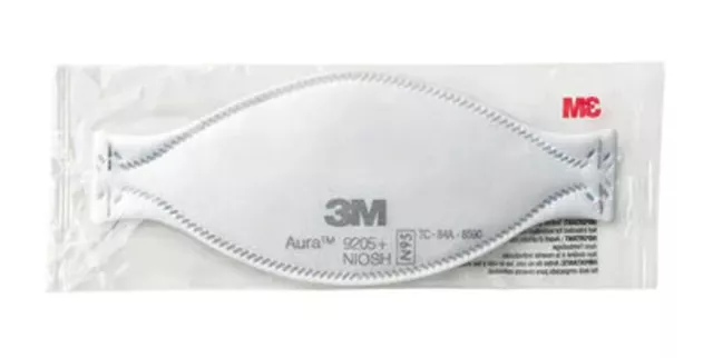 3M Aura 9210+ N95 Mask Particulate Respirator Disposable Protective 10/PK