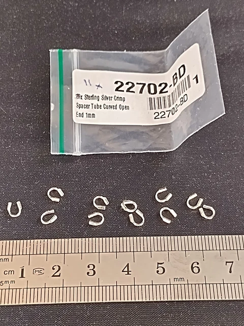 NUEVO COLLAR GUARDIANES DE ALAMBRE DE PLATA ESTERLINA .925 CUENTAS Joblot de 11