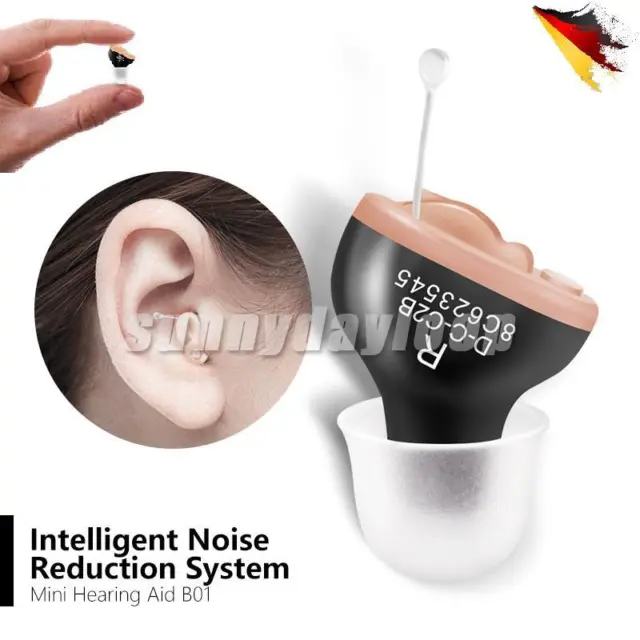 Mini Digital Ear Hörgeräte Hörhilfe Hörverstärker In Ear Invisible Senior NEU