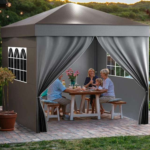 Pavillon Wasserdicht Gartenzelt Partyzelt Faltpavillon Gartenpavillon 3 x 3