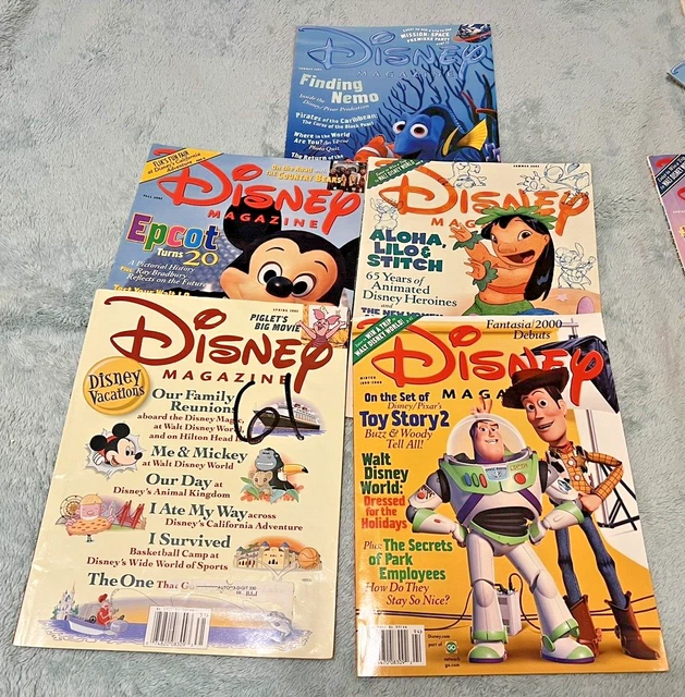 5 DISNEY MAGAZINE 2000 2002 2003 Ask Dave Smith Recipes Collectibles ...