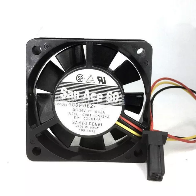 New 1PCS Sanyo 109P0424H3D13 24V 0.095A Three-wire Cooling Fan#QW 2023