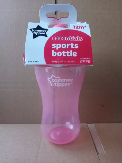 Tommee Tippee Essentials Pink Sports Bottle 300ml For 12 Months & Older