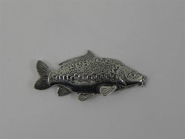 Spiegelkarpfen Carpa Pin de Solapa Pescado Pin Pescador Fischer Agujón