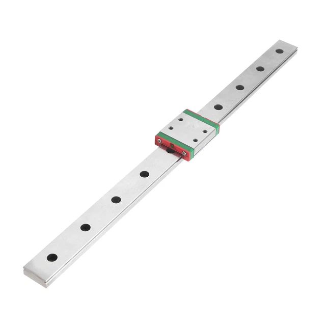guida di movimento MGN15 MGN15H MGN15C Guida lineare 300 350 400 450 500 600 Blocco guida lineare da 800 mm Guida di scorrimento lineare in miniatura MGN15 cuscinetto lineare (Color : MGN15H, Size