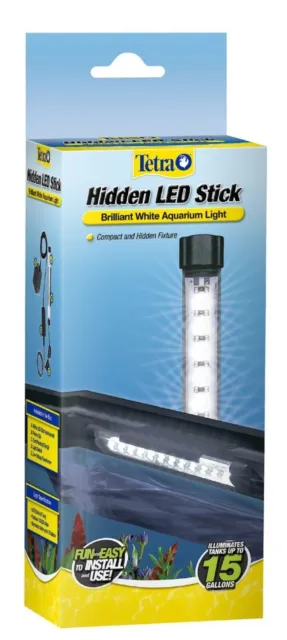 Tetra Hidden LED Stick 6" - White - New Open Box - Aquarium Fish Tank Supplies