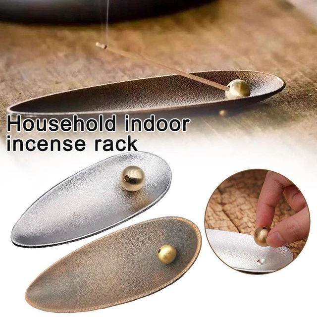 Incense Burner Vintage Plate Incense Stick Holder Burning Stick Ash Joss M9 V2W7