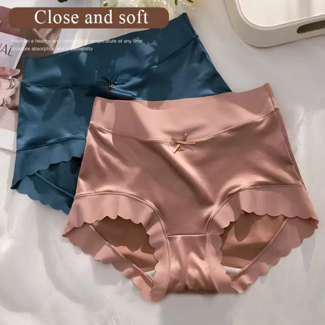Femmes Slip sous - Vêtements Culotte Lingerie Vêtement Taille Haute Souple Mo *