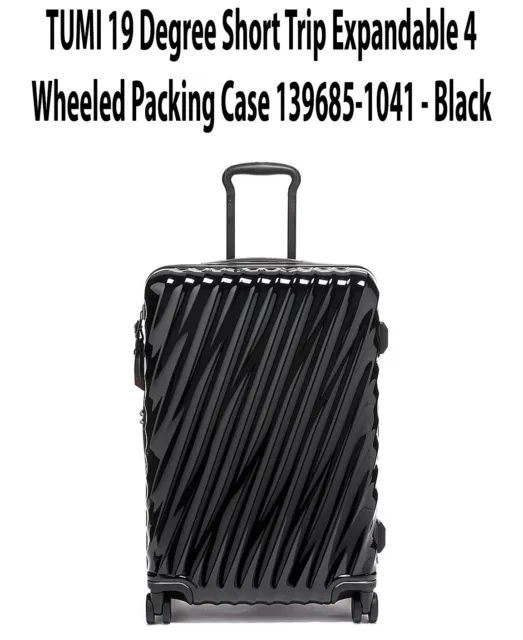 TUMI 19 Degree Short Trip Expandable 4 Wheeled Packing Case 139685-1041 - Black 2